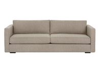 Adam Taupe Tailored Performance Fabric Sofa