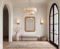 Kimmery Alabaster & Antique Brass Sconce