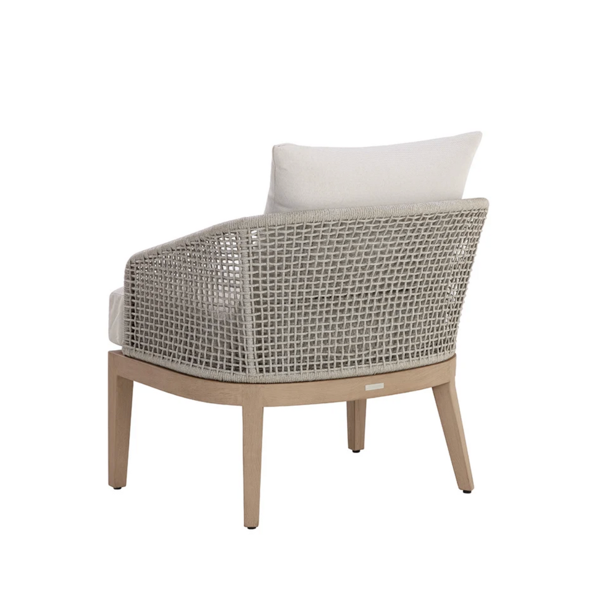 Capri Greige & Palazzo Cream Outdoor Lounge Chair