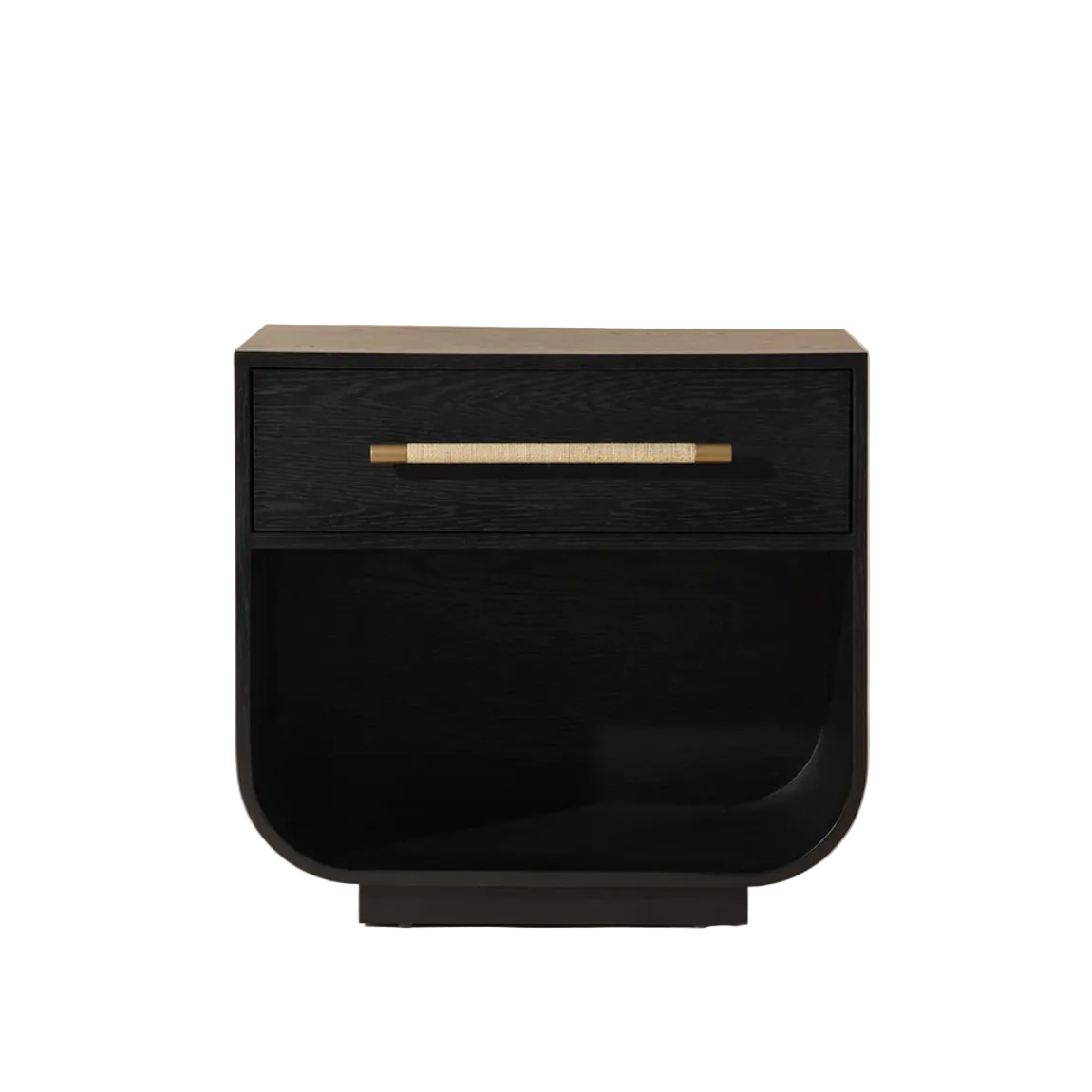 Tarrant Black Oak Nightstand