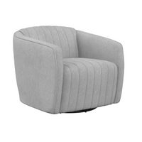 Garrison Swivel Dove Grey Lounge Chair