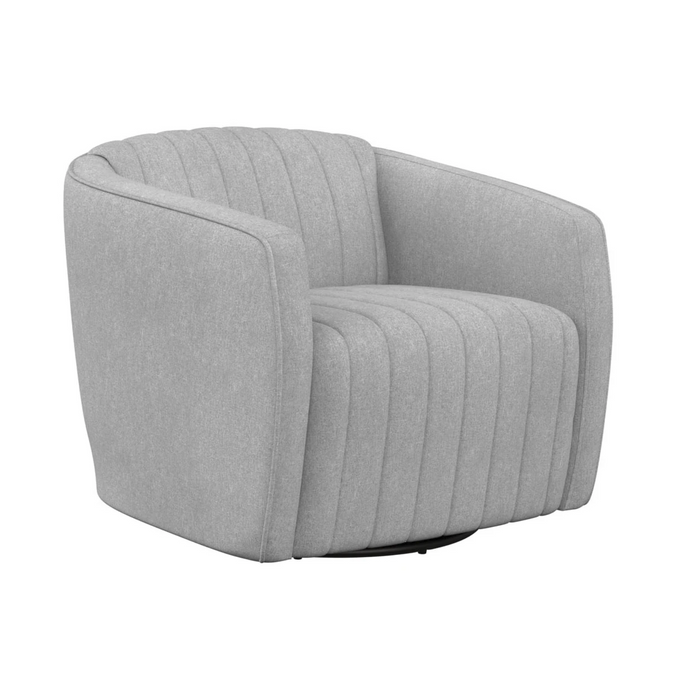 Garrison Swivel Dove Grey Lounge Chair