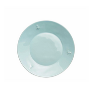 Bee Ceramic Salad/Dessert Plates Set of 4, Ecru or French Blue