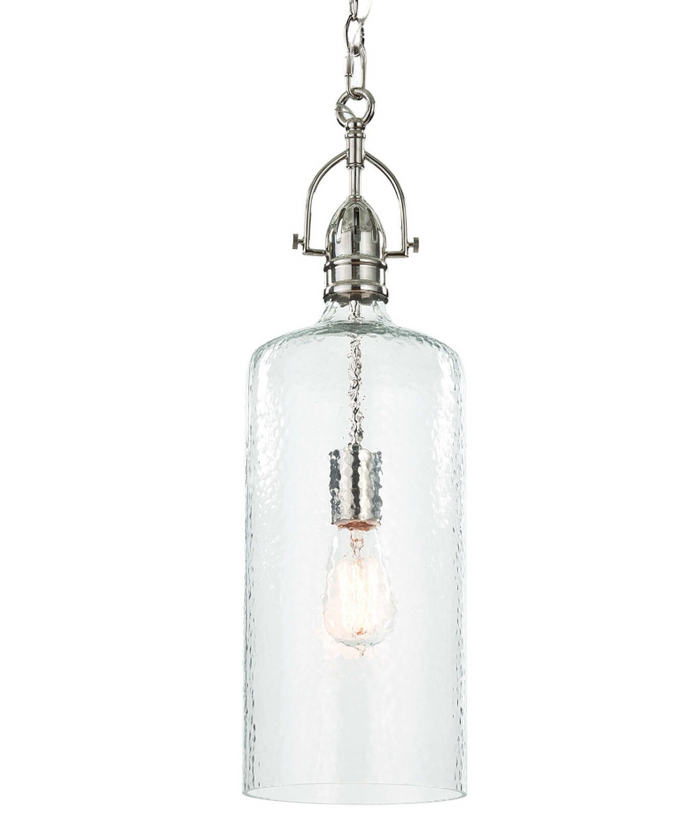 Barron Polished Nickel Pendant Light