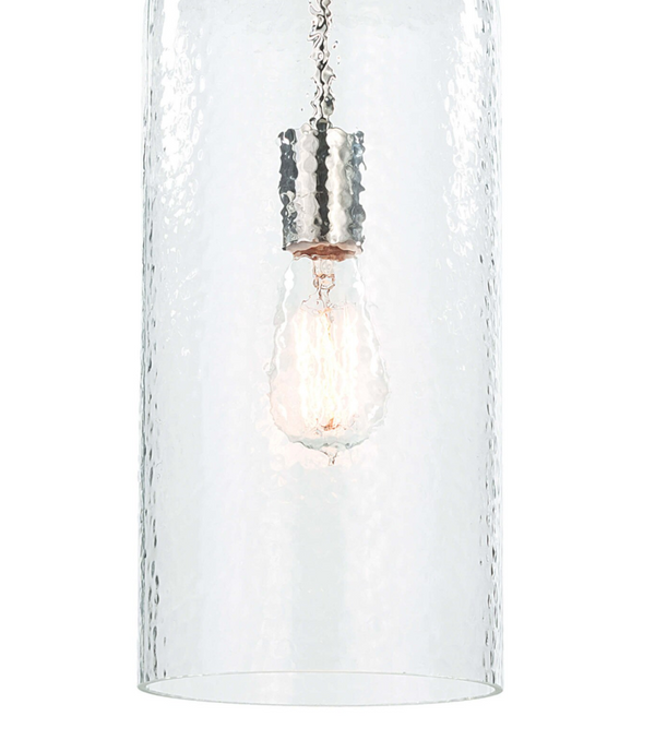 Barron Polished Nickel Pendant Light