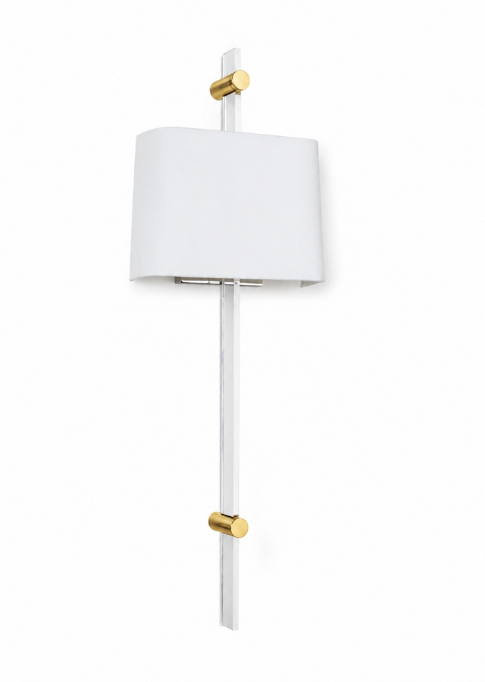Taurus Natural Brass Sconce