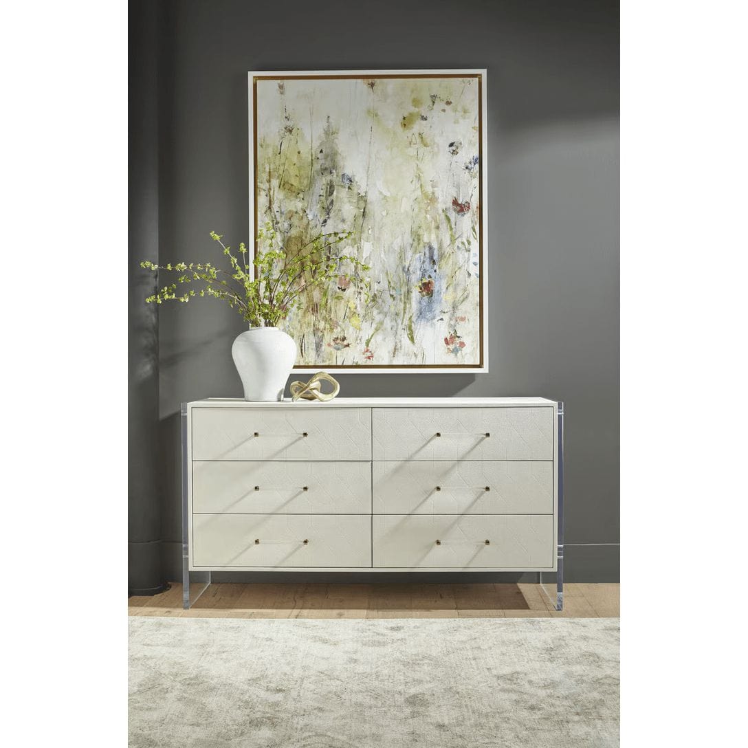 Sonia Shagreen 6-Drawer Double Dresser