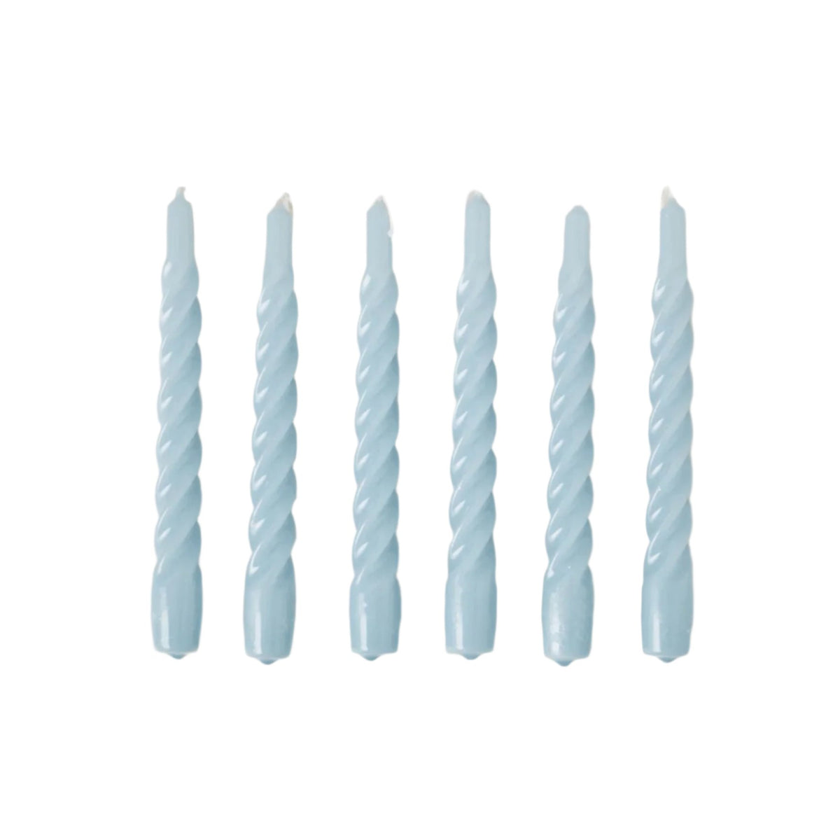 Twisted Taper Candles, Set of 6