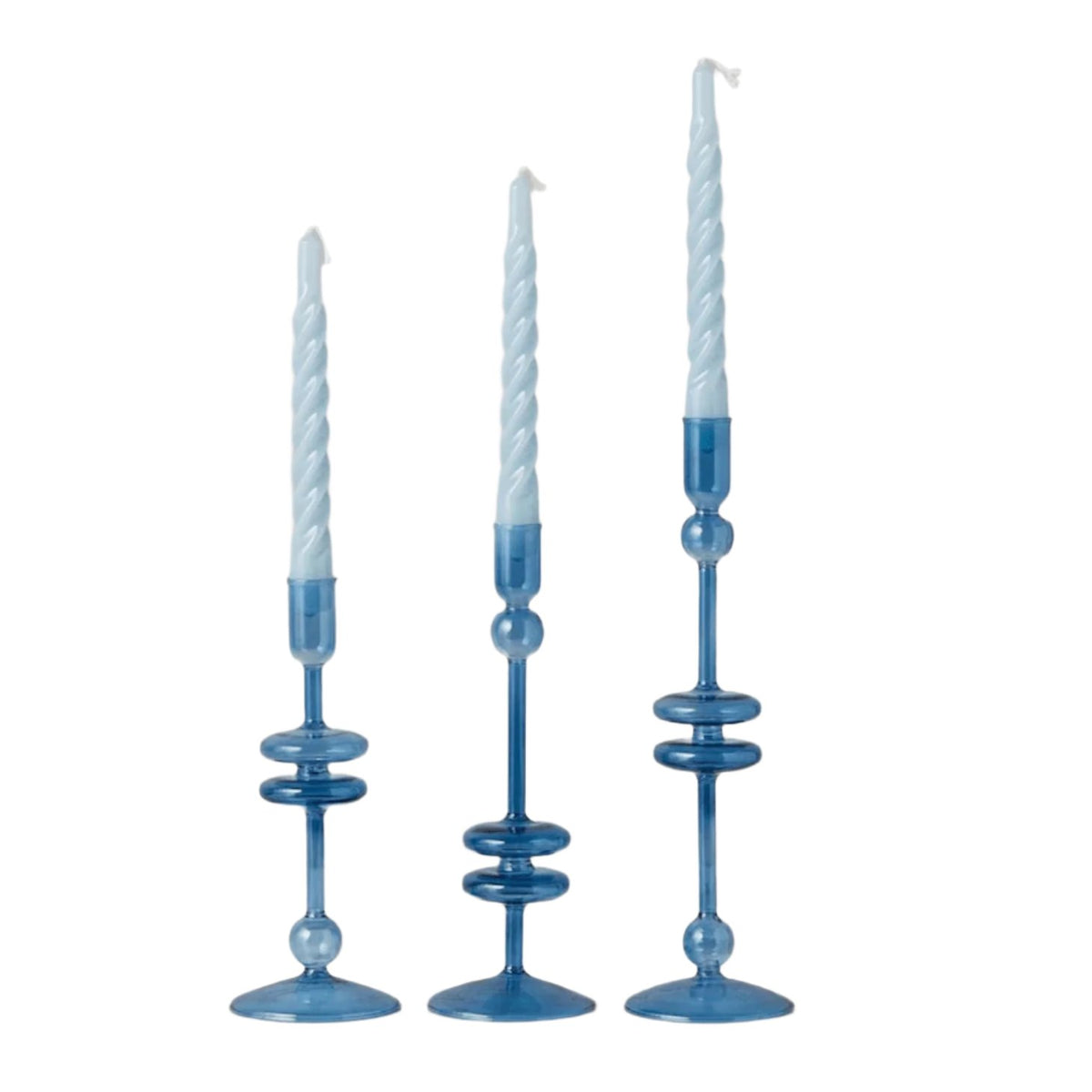 Twisted Taper Candles, Set of 6