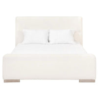 Warren Snow Boucle Bed | Bone & Brass