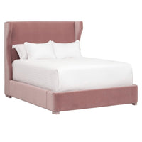 Bobbi Petal Velvet Bed | Bone & Brass