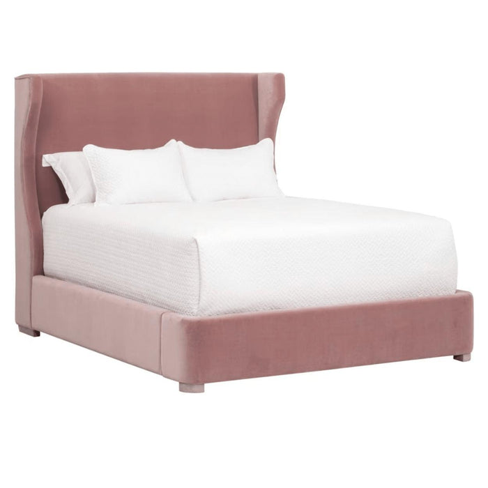 Bobbi Petal Velvet Bed | Bone & Brass