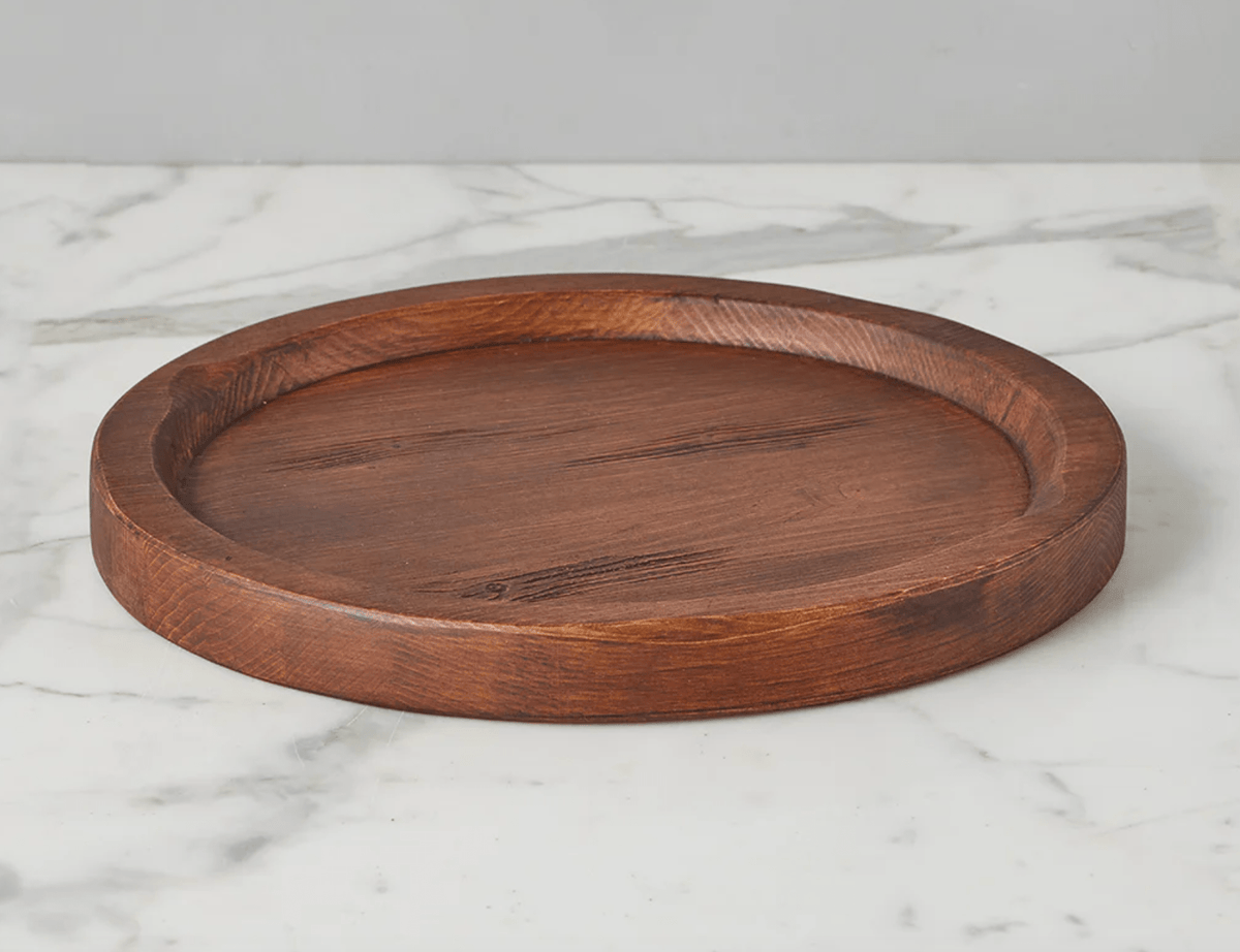 Heritage Round Coffee Table Wood Tray