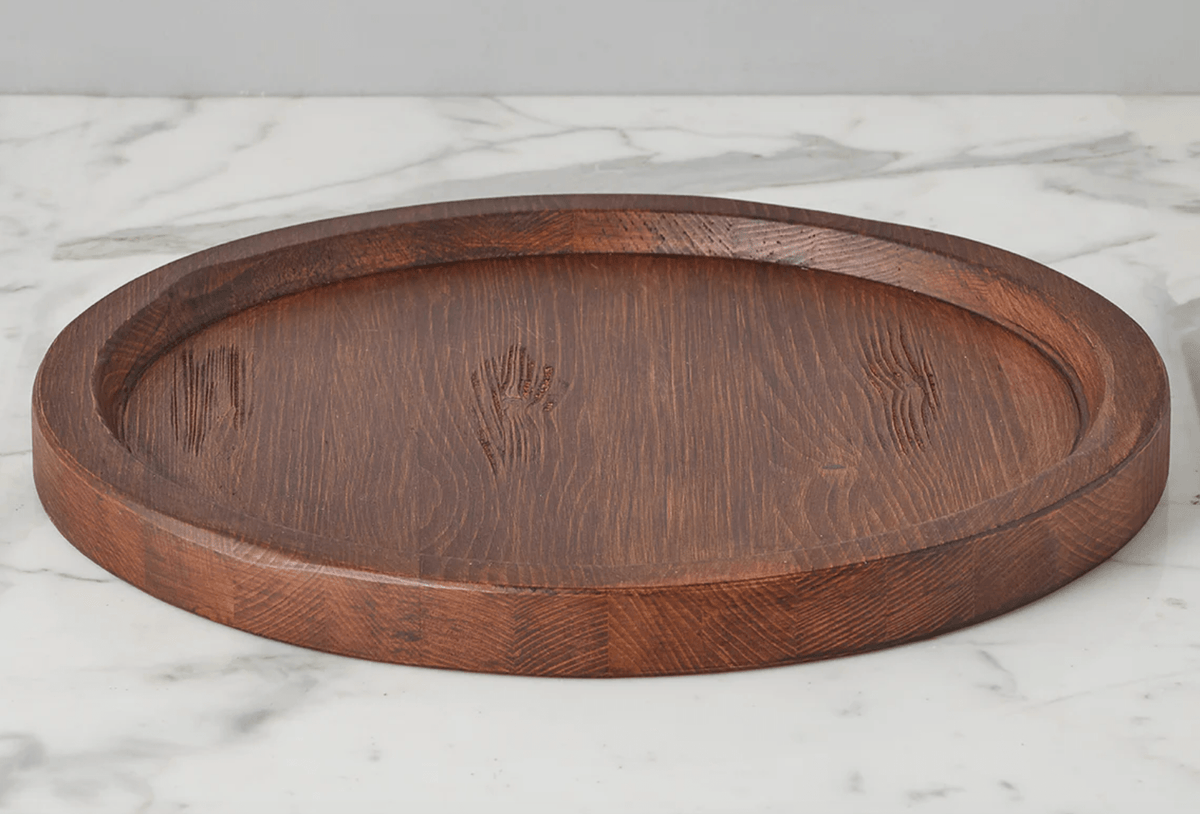 Heritage Round Coffee Table Wood Tray