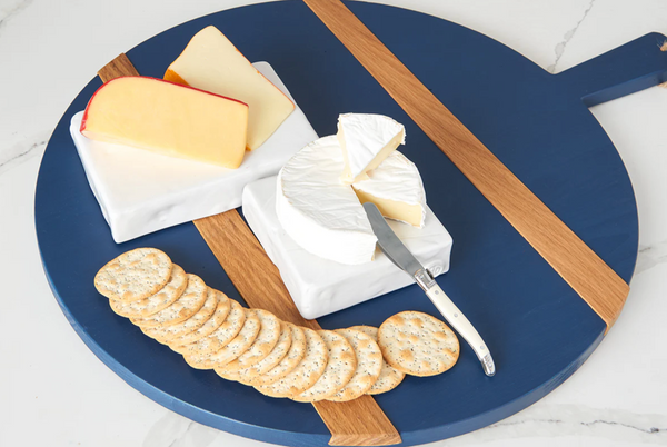 White French Laguiole Cheese Spreader, Fork & Cleaver