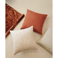 Serene Taupe Throw Pillow - Pillow Detail | Bone & Brass