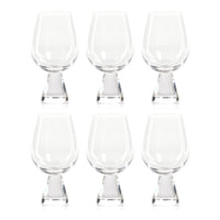Serena All-Purpose Wine Glasses, Set 6 - Glass Stem Detail | Bone & Brass