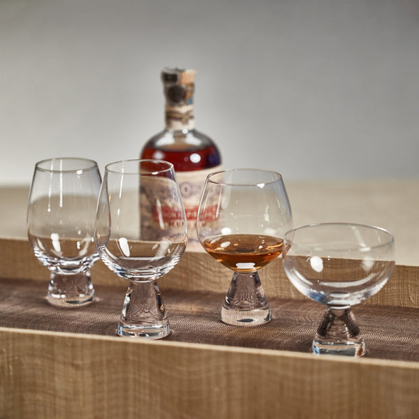 Serena Coupe Glasses, Set 4 - Glass Detail | Bone & Brass