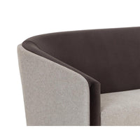 Sheva Silverstone & Meg Ash Sofa - Sofa Side View | Bone & Brass