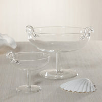 Shrimp Cocktail Tower Bowls, Set of 4 - Bowl Top View | Bone & Brass