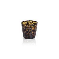 Sierra Tortoise Glass Tumbler, Set 4 | Bone & Brass