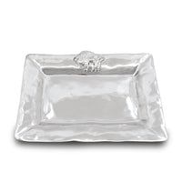 Silver Buffalo Medium Rectangular Serving Tray | Bone & Brass