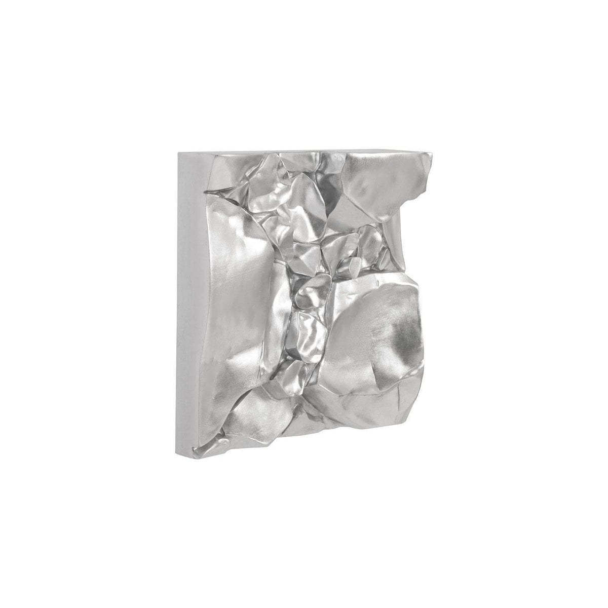 Silver Cairn Wall Tile - Wall Decor Detail | Bone & Brass