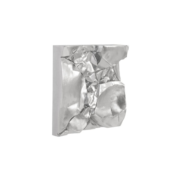 Silver Cairn Wall Tile - Wall Decor Detail | Bone & Brass