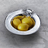 Silver Crab Small Dip Bowl - Bowl Detail | Bone & Brass