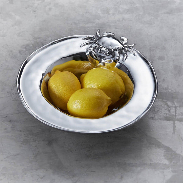 Silver Crab Small Dip Bowl - Bowl Detail | Bone & Brass