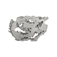 Silver Leaf Burled Root Wall Art, Large | Bone & Brass
