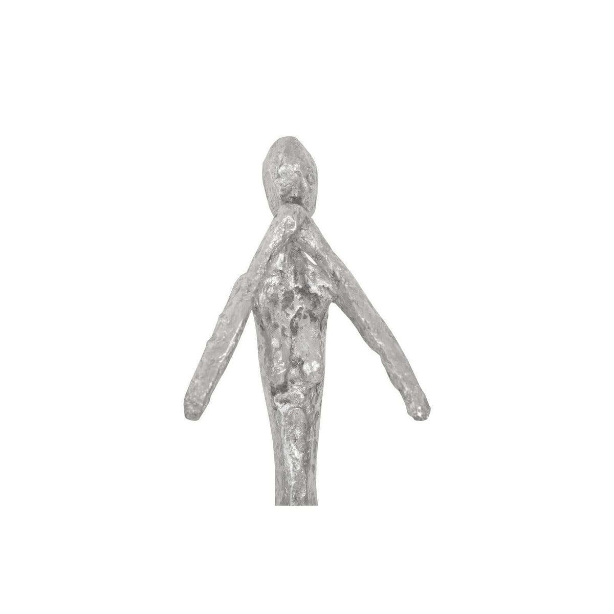Silver Leaf See,Hear,Speak no Evil Wall Sculptures - Wall Decor Close Up | Bone & Brass