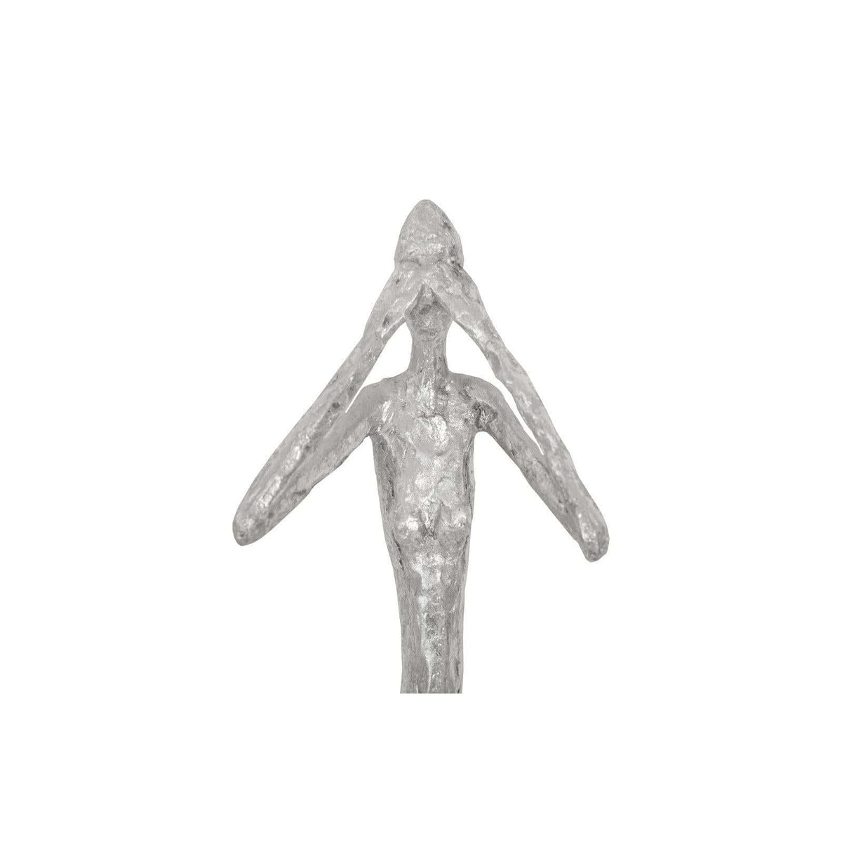 Silver Leaf See,Hear,Speak no Evil Wall Sculptures - Wall Decor View | Bone & Brass
