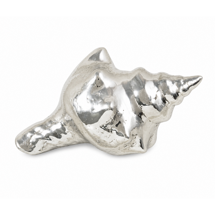 Silver Ocean Shell Napkin Weight | Bone & Brass