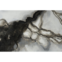 Smoke Screen Hand-Painted Artwork - Artwork Frame Detail | Bone & Brass