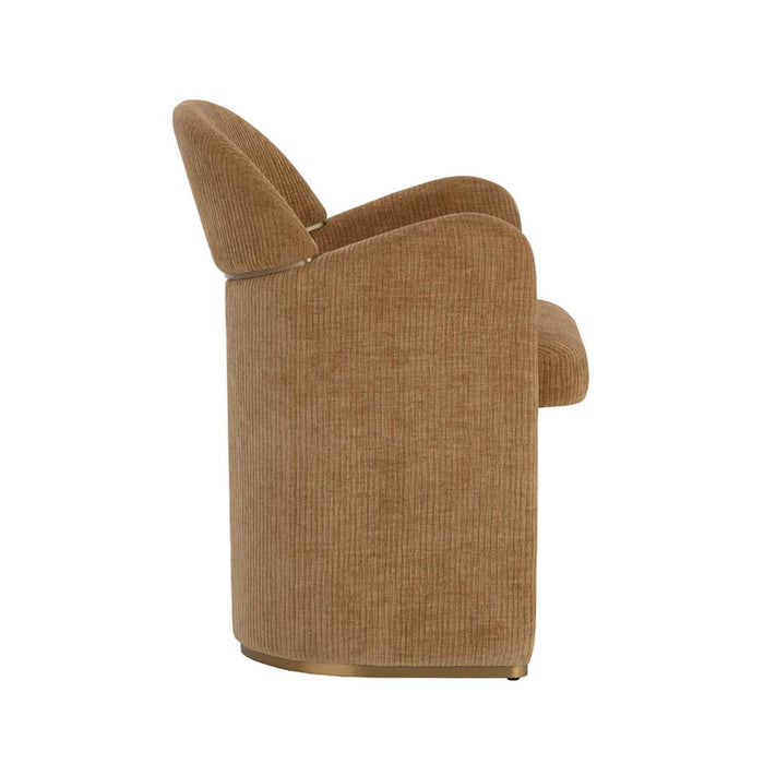 Snowden Art Deco Dining Armchair - Chair Detail | Bone & Brass