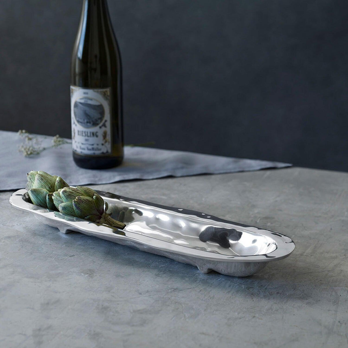 Soho Cracker Tray - Tray Side View | Bone & Brass