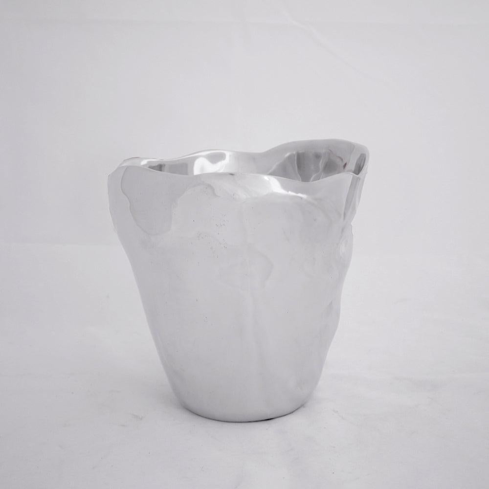 Soho Large Ice Bucket - Bucket Side View | Bone & Brass