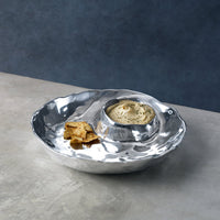 Soho Silver Chip & Dip Set - Set Detail | Bone & Brass