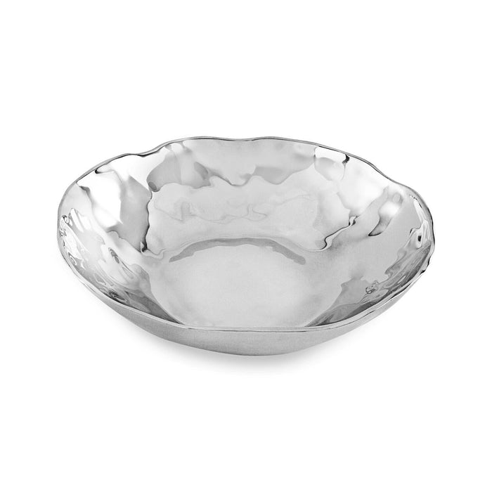 Soho Silver Organic Shaped Serving Bowl | Bone & Brass