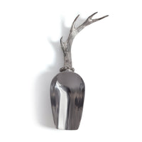 St. Anton Pewter Antler Ice Scoop - Scoop Handle Detail | Bone & Brass