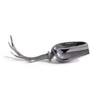St. Anton Pewter Antler Ice Scoop - Scoop Side View | Bone & Brass