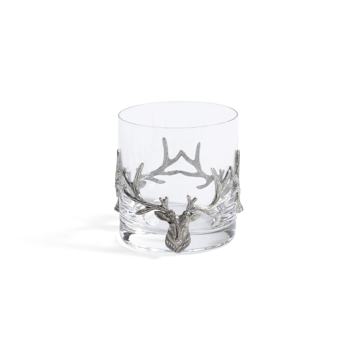 St. Anton Pewter & Glass Rock Glass, 9.47oz | Bone & Brass