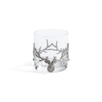 St. Anton Pewter & Glass Rock Glass, 9.47oz | Bone & Brass