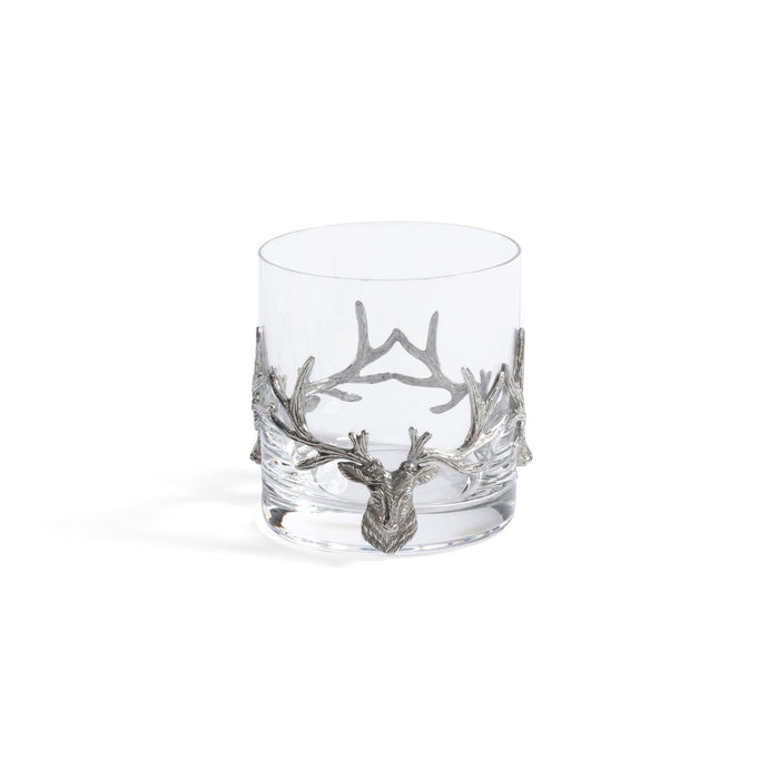 St. Anton Pewter & Glass Rock Glass, 9.47oz | Bone & Brass