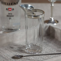 St. Anton Pewter & Glass Shaker Stirrer - Bar Set Detail | Bone & Brass