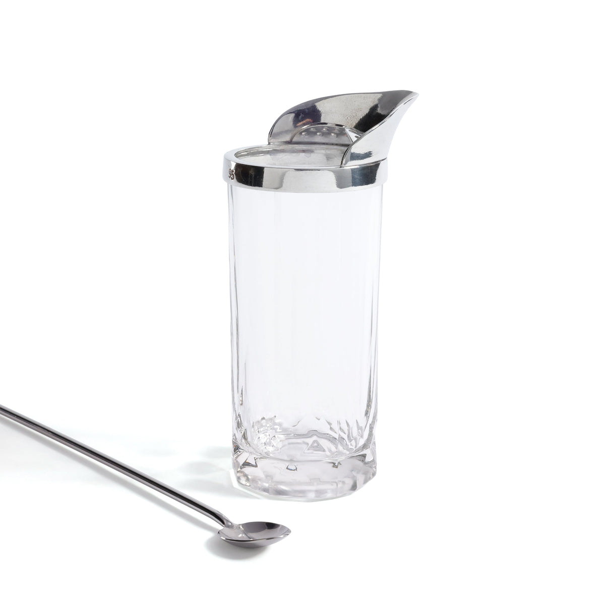 St. Anton Pewter & Glass Shaker Stirrer - Shaker Detail | Bone & Brass