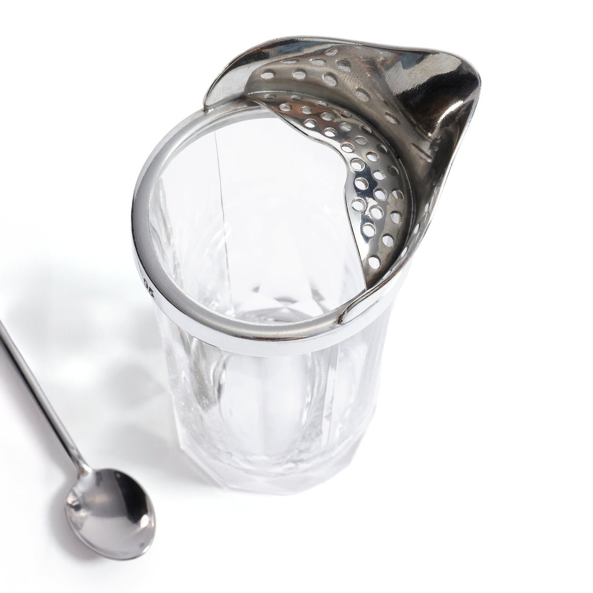St. Anton Pewter & Glass Shaker Stirrer - Set Side View | Bone & Brass