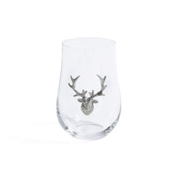St. Anton Pewter & Glass Stemless Wine Glass | Bone & Brass