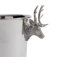 St. Moritz Pewter Champagne Ice Bucket - Bucket Side View | Bone & Brass